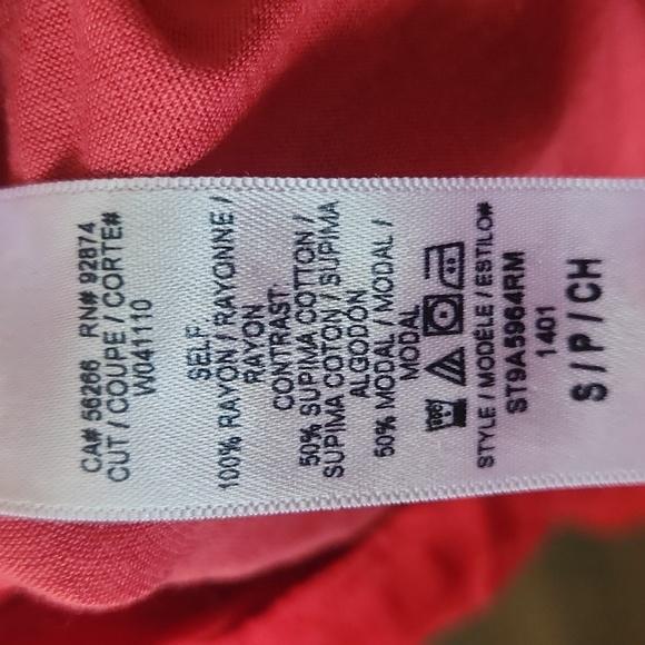 ♻️Splendid 3/4 Roll Sleeve‎ Top Size Small - Picture 5 of 6